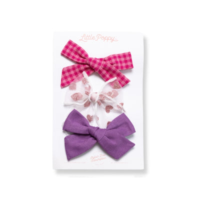 The Taylor Bow Clip Set