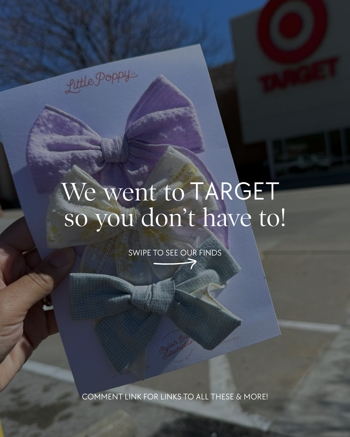 April Bows & Target Finds