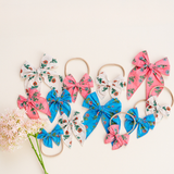 Pink Coronation Floral Bow Clip