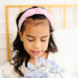 Cherry Blossom Stripe Knot Headband