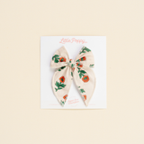 Ivory Coronation Floral Bow Clip