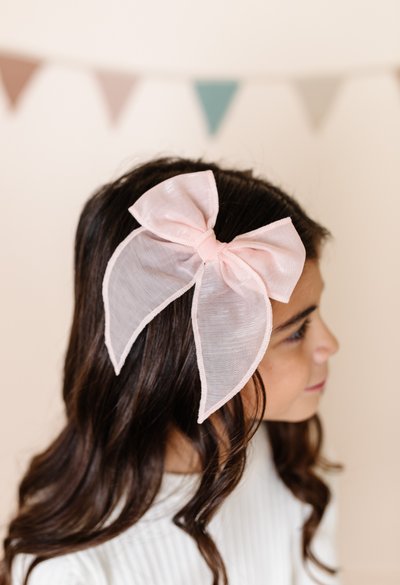 Pastel Pink Organza Claire