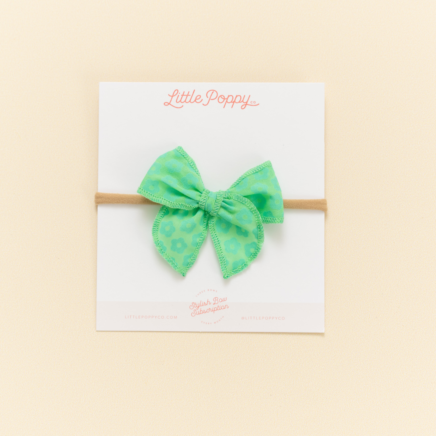 Jade Ditsy Daisy Headband Bow