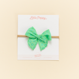 Jade Ditsy Daisy Headband Bow