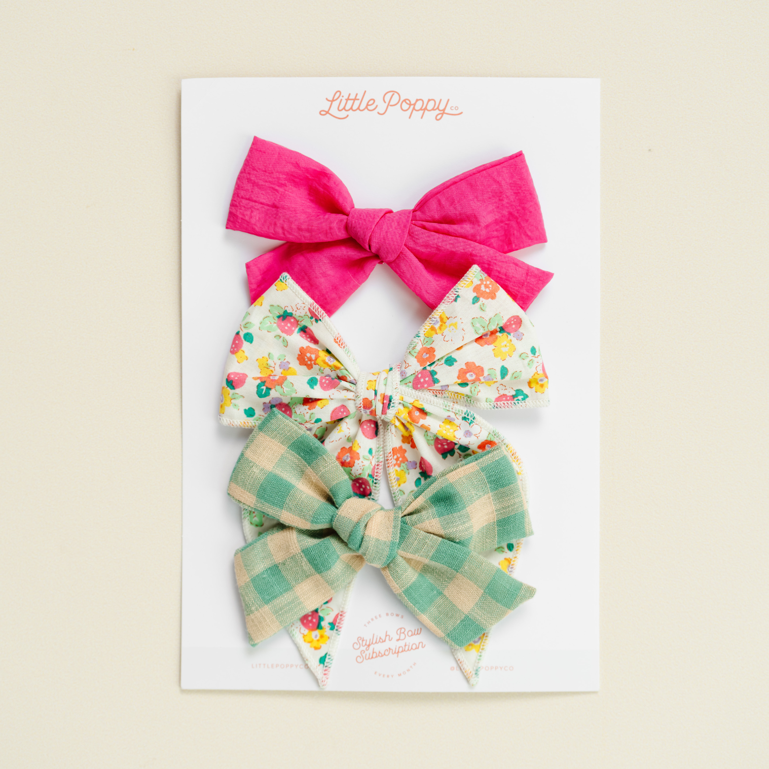 The Florence Bow Clip Set