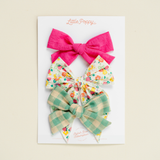 The Florence Bow Clip Set