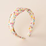 Strawberry Patch Floral Knot Headband