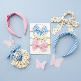 Cherry Blossom Stripe Knot Headband