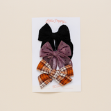 The Ginger Bow Clip Set