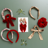 Gold Tinsel Emma Scrunchie