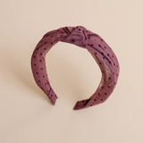 Mulberry Tulle Knot Headband