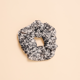 Black Fieldwalk Floral Midi Scrunchie