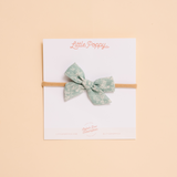 Sage Fieldwalk Floral Headband Bow