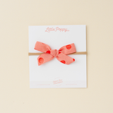 Wild Berry Jacquard Dot Headband Bow