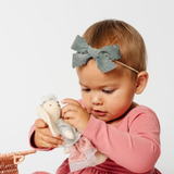 Pine Scallop Grove Headband Bow