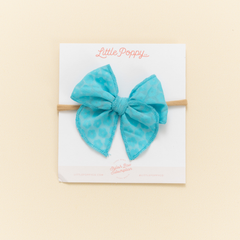Laguna Ditsy Daisy Headband Bow