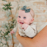 Pine Scallop Grove Headband Bow