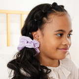 Wisteria Seersucker Midi Scrunchie