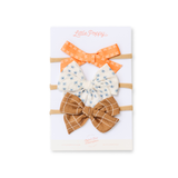Stylish Three-Bow Subscription - Original Nylon Headband Set