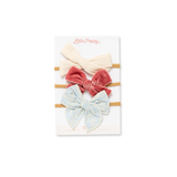 Stylish Three-Bow Subscription - Original Nylon Headband Set