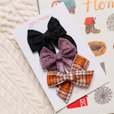 The Ginger Bow Clip Set