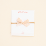 Stitched Lace Headband Bow