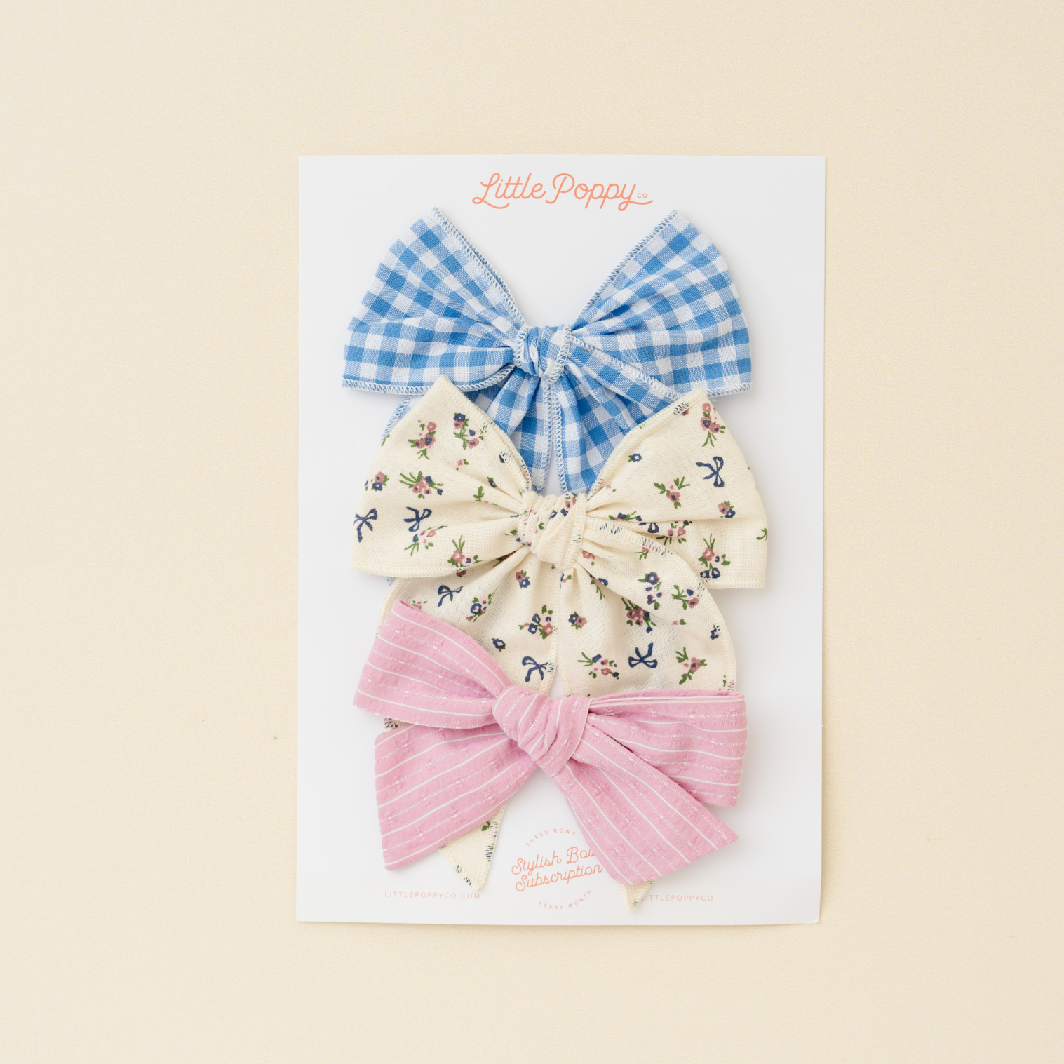 The Genevieve Bow Clip Set