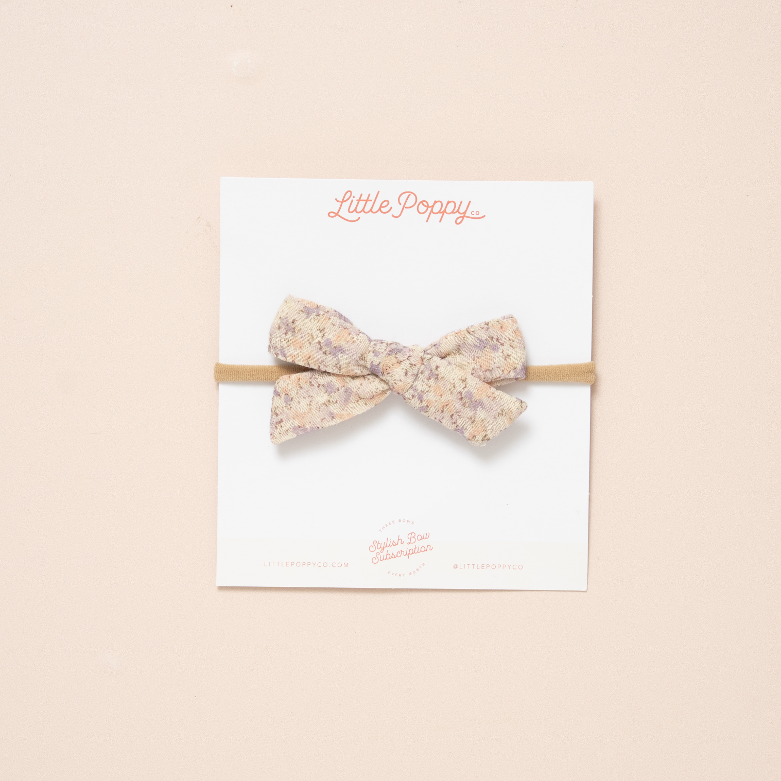 Winter Iris Floral Headband Bow