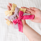 Marzipan Vintage Pointelle Bow Clip