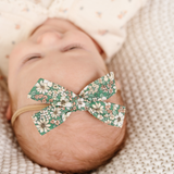 Jasmine Floral Headband Bow