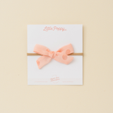 Juicy Melon Jacquard Dot Headband Bow