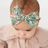Jasmine Floral Headband Bow