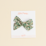 Jasmine Floral Bow Clip