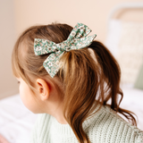 Jasmine Floral Bow Clip