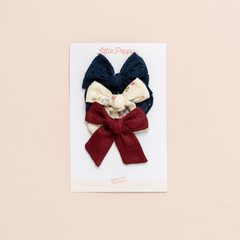 The Gracelynn Bow Clip Set