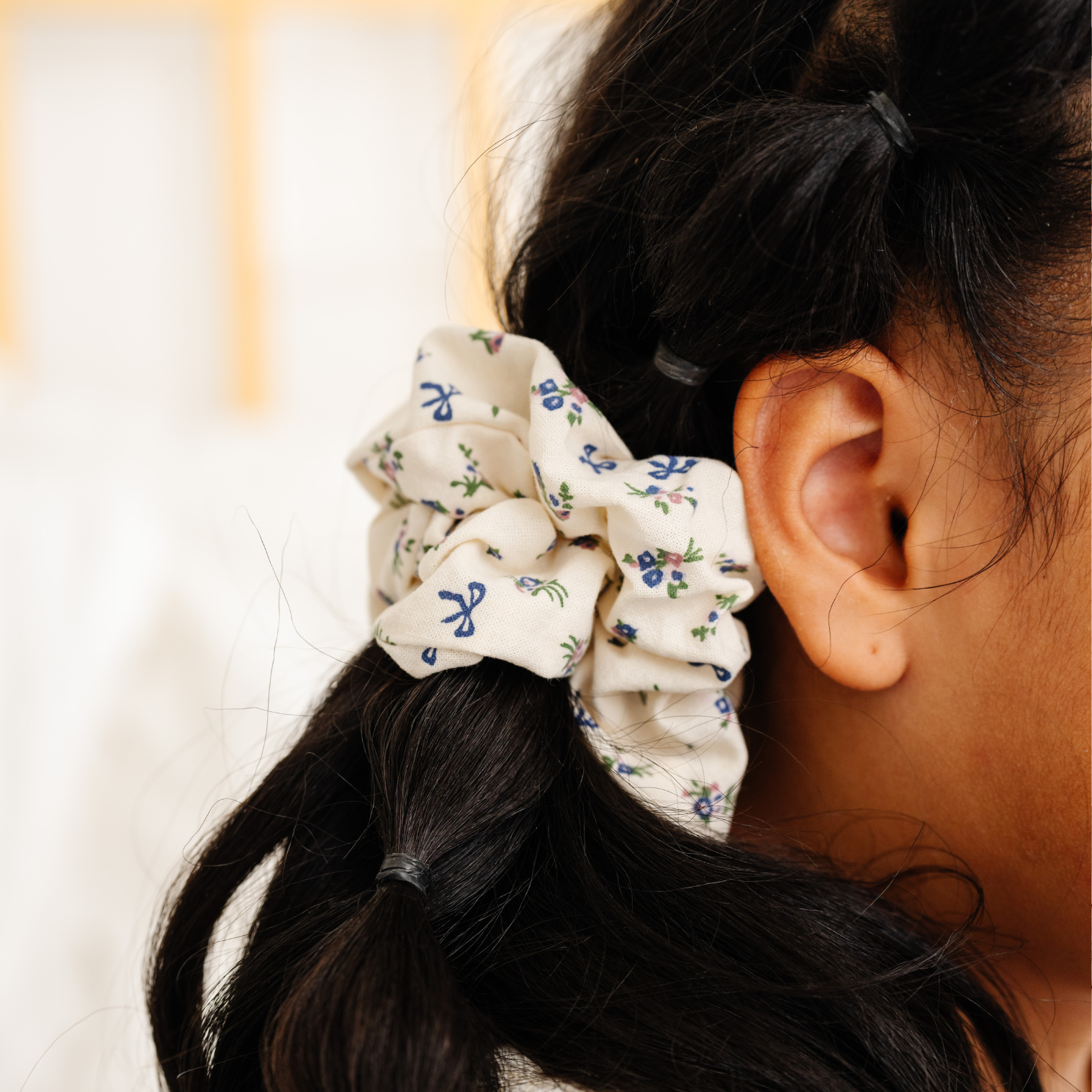 Rosalie Floral Midi Scrunchie
