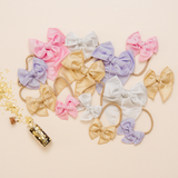 Bubblegum Stardust Bow Clip