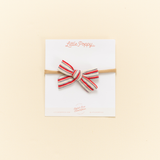 Heritage Vintage Stripe Headband Bow