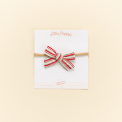 Heritage Vintage Stripe Headband Bow