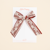 Chutney Layered Lace Bow Clip