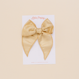 Gold Stardust Bow Clip