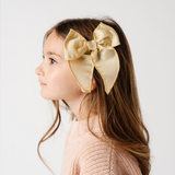 Gold Stardust Bow Clip