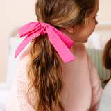 Hot Pink Crinkle Crepe Emma Scrunchie