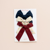 The Gracelynn Bow Clip Set