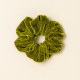 Green Gable Velvet Midi Scrunchie