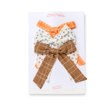 Stylish Three-Bow Subscription - Oversized Alligator Clip Set