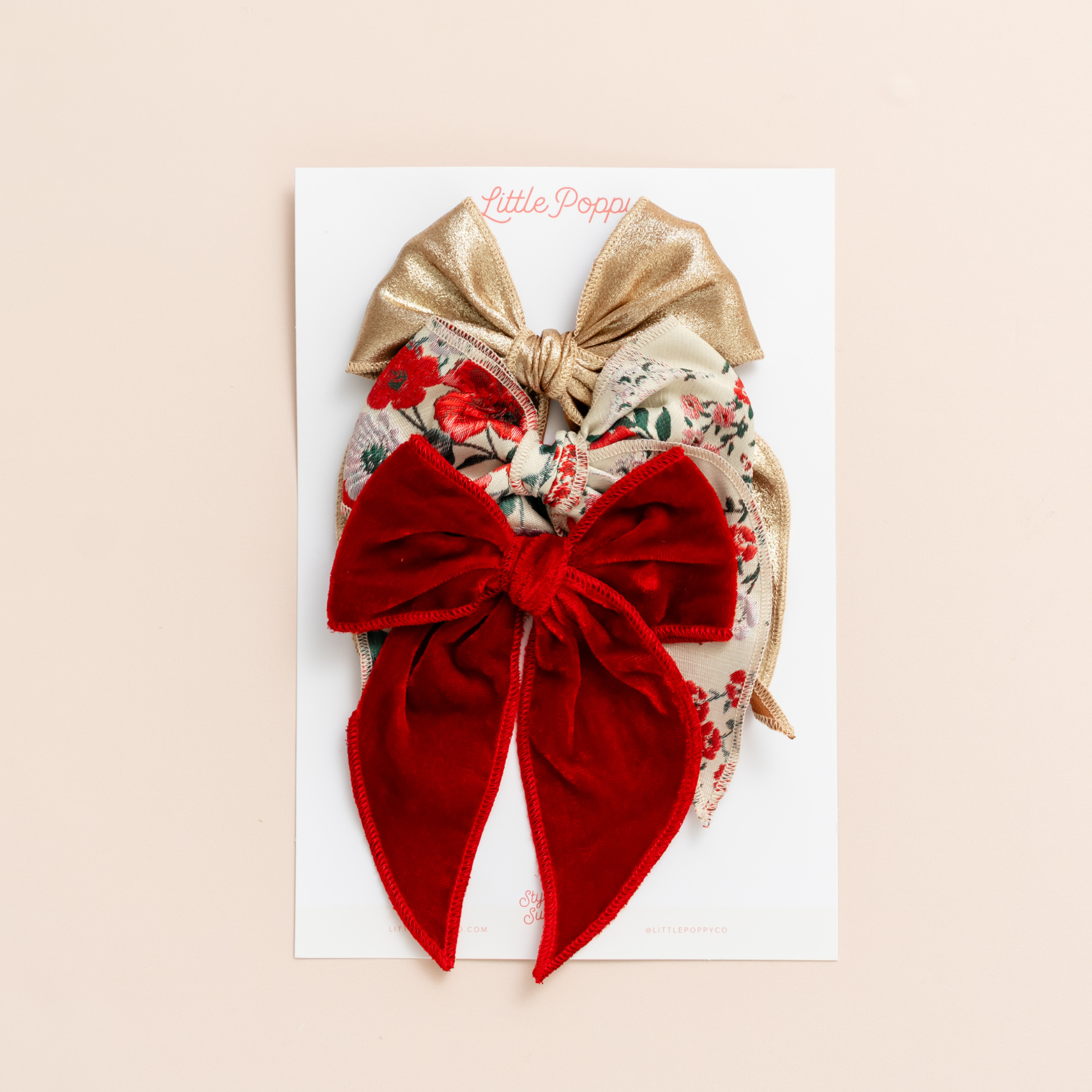 The Noelle Bow Clip Set