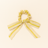 Citrus Stripe Chiffon Emma Scrunchie