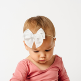Silver Stardust Headband Bow