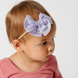 Lavender Stardust Headband Bow